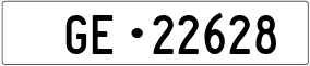 Truck License Plate